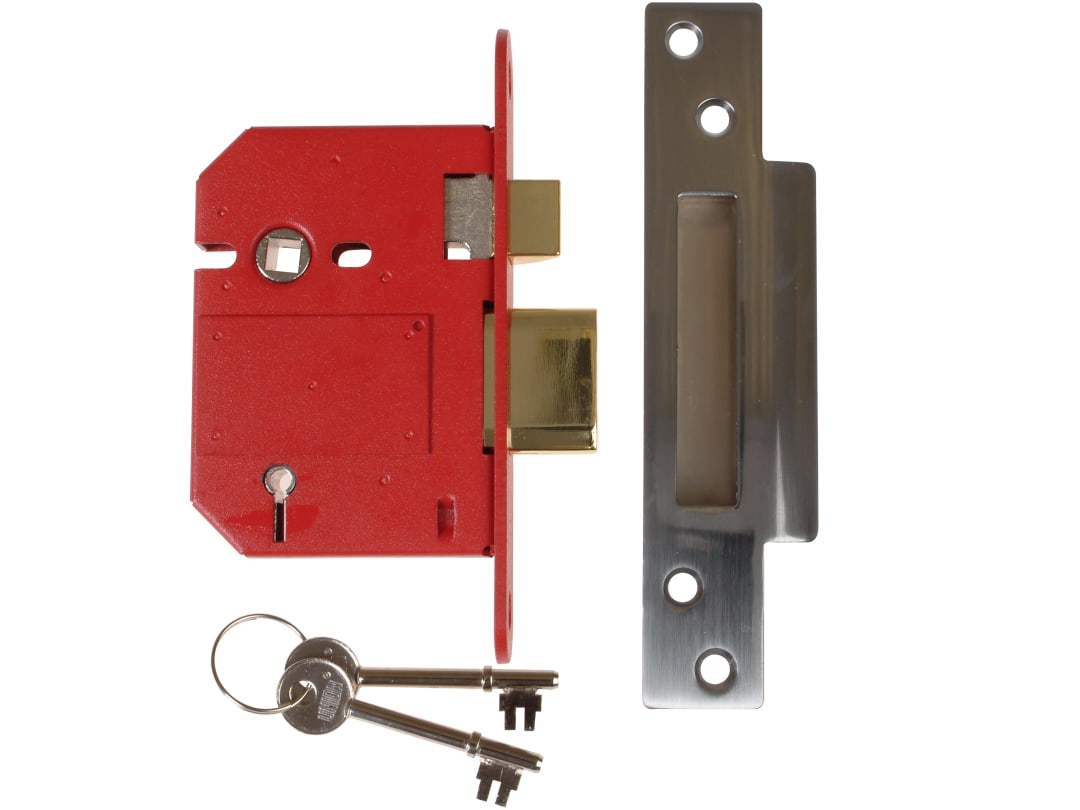 Union J2200S-SC-3.0 - 5 Lever Mortice Sash Lock Strongbolt - 3.0'' 81mm Satin SS - Image 7