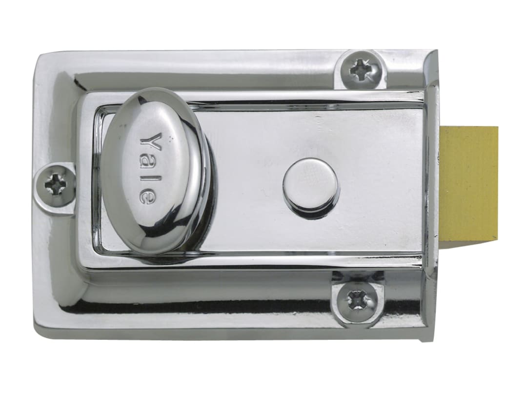 Yale Locks Yale P77 Traditional Nightlatch 60Mm Backset Polished Chrome - Neutral - Image 10