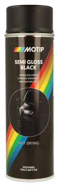 B&Q - Semi Gloss Black Satin Metal Wood Glass Plastic 500Ml - Image 9