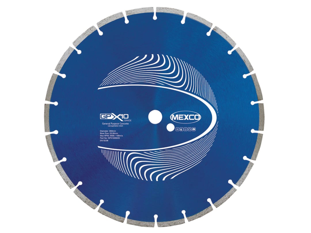 Mexco Gpx1035020 Gpx10 Concrete Diamond Blade 350 X 20Mm - Image 5