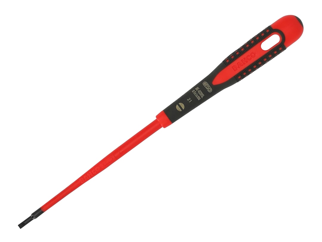 Bahco BAHBE8220SL ERGO Slim VDE Insulated Slotted Screwdriver 3.0 x 100mm - Image 11
