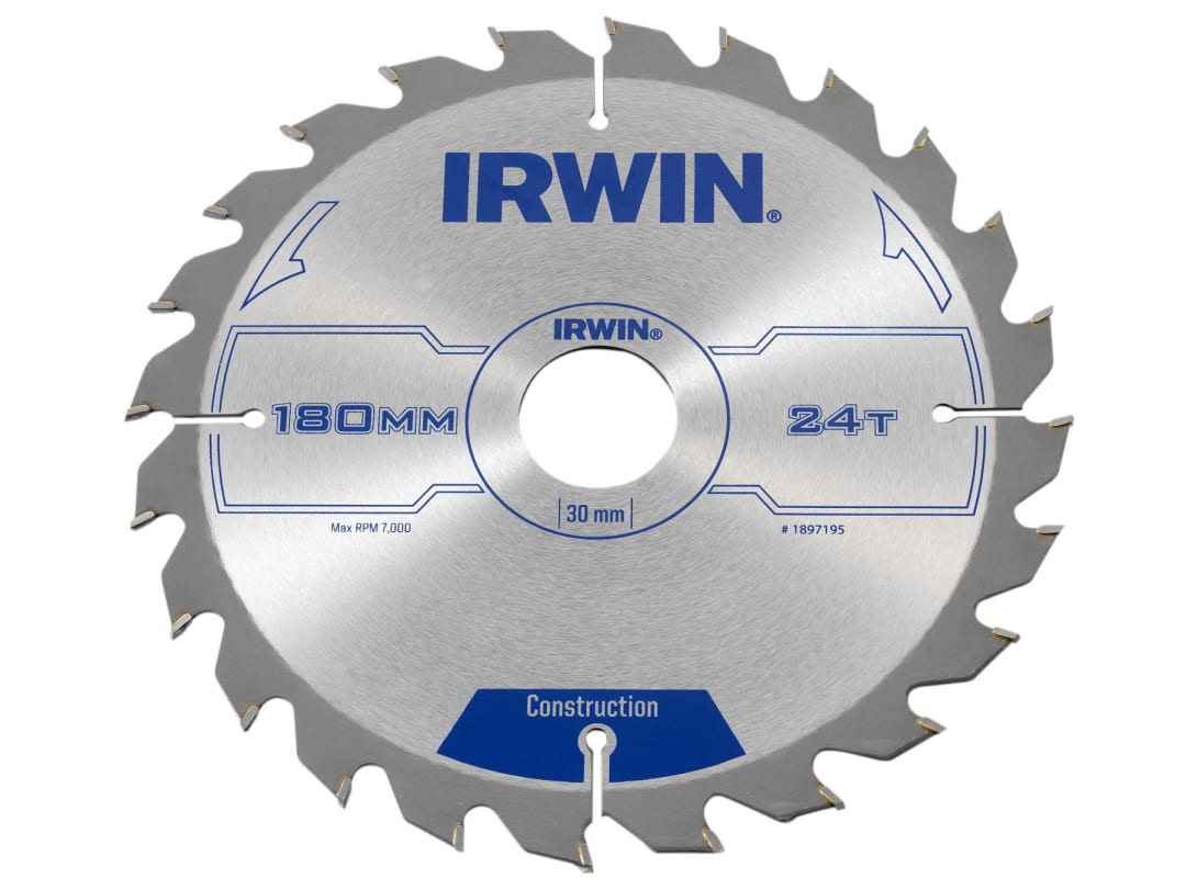Irwin 1897195 Circular Saw Blade 180 X 30Mm X 24T Atb - Image 6