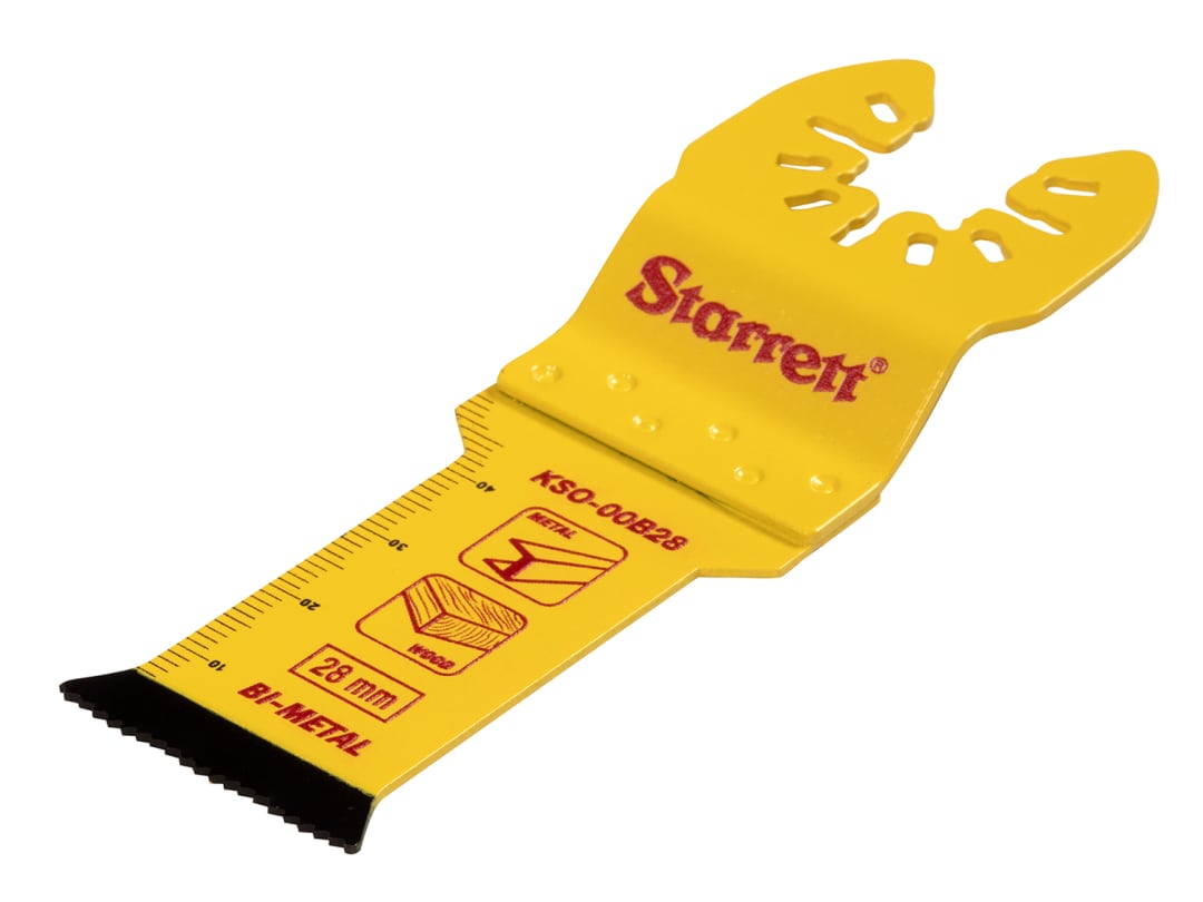 Starrett Kso-00B28 Kso-00B28 Plunge Bi-Metal Oscillating Blade 50 X 28Mm X 18 Tpi - Image 3