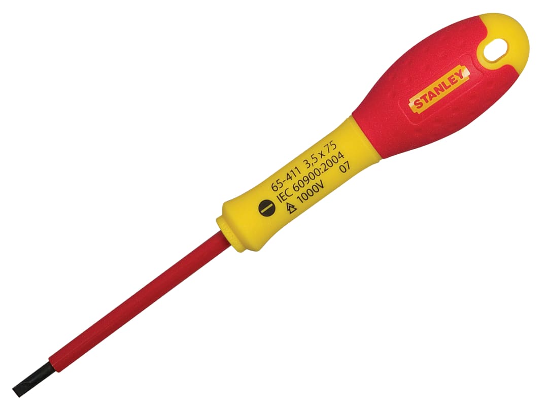Stanley Tools Tools Fatmax Vde Insulated Screwdriver Parallel Tip 4.0 X 100Mm - Parallel Tip 4.0 X 100Mm - Image 6
