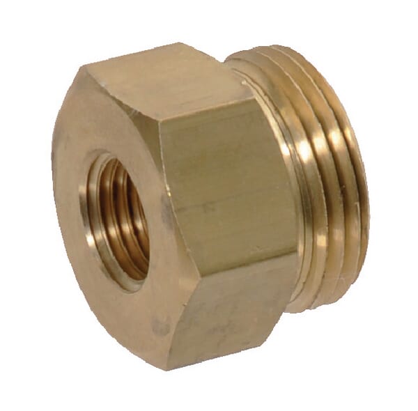Reducing Adaptor female/male Brass M14x1.5-3/4 BSP I00089