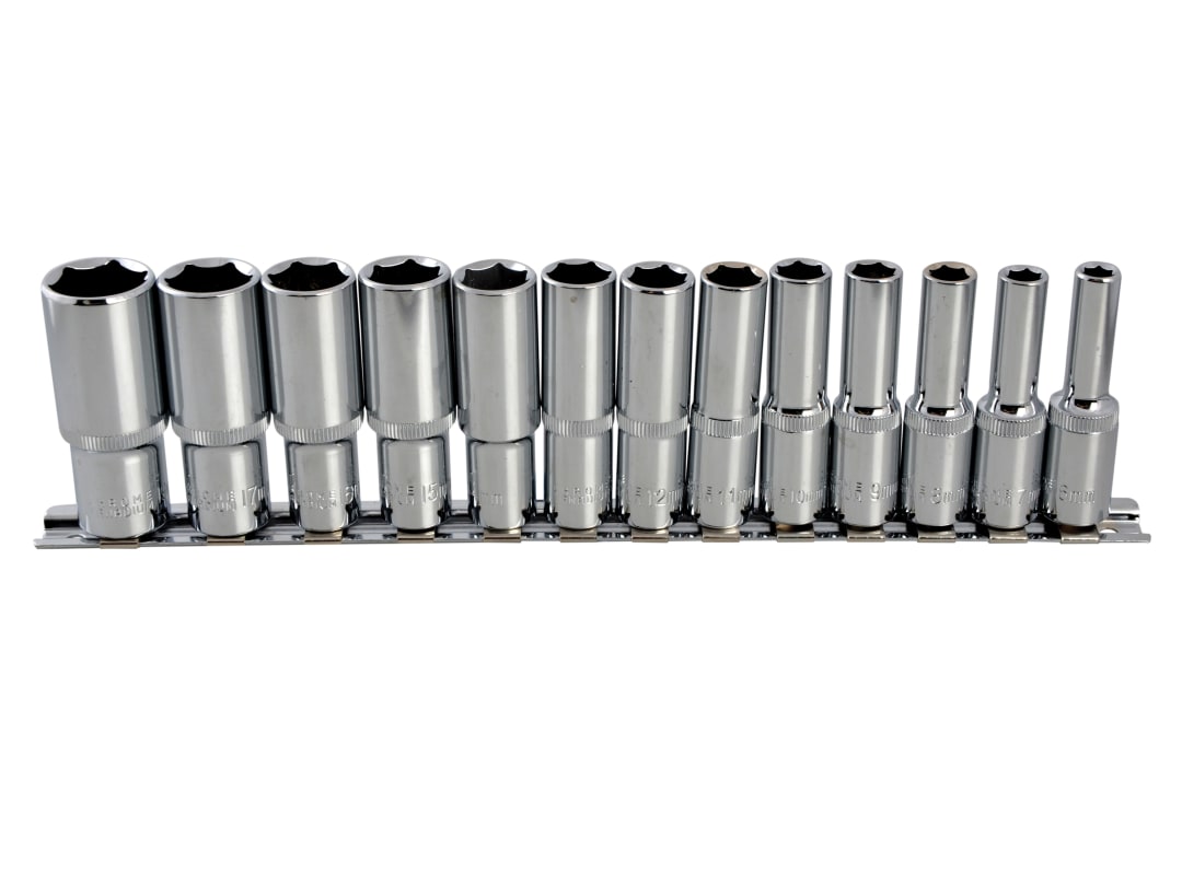 BlueSpot 13 Piece 3/8" Drive Deep Hex Socket Set Metric 3/8" - Image 18