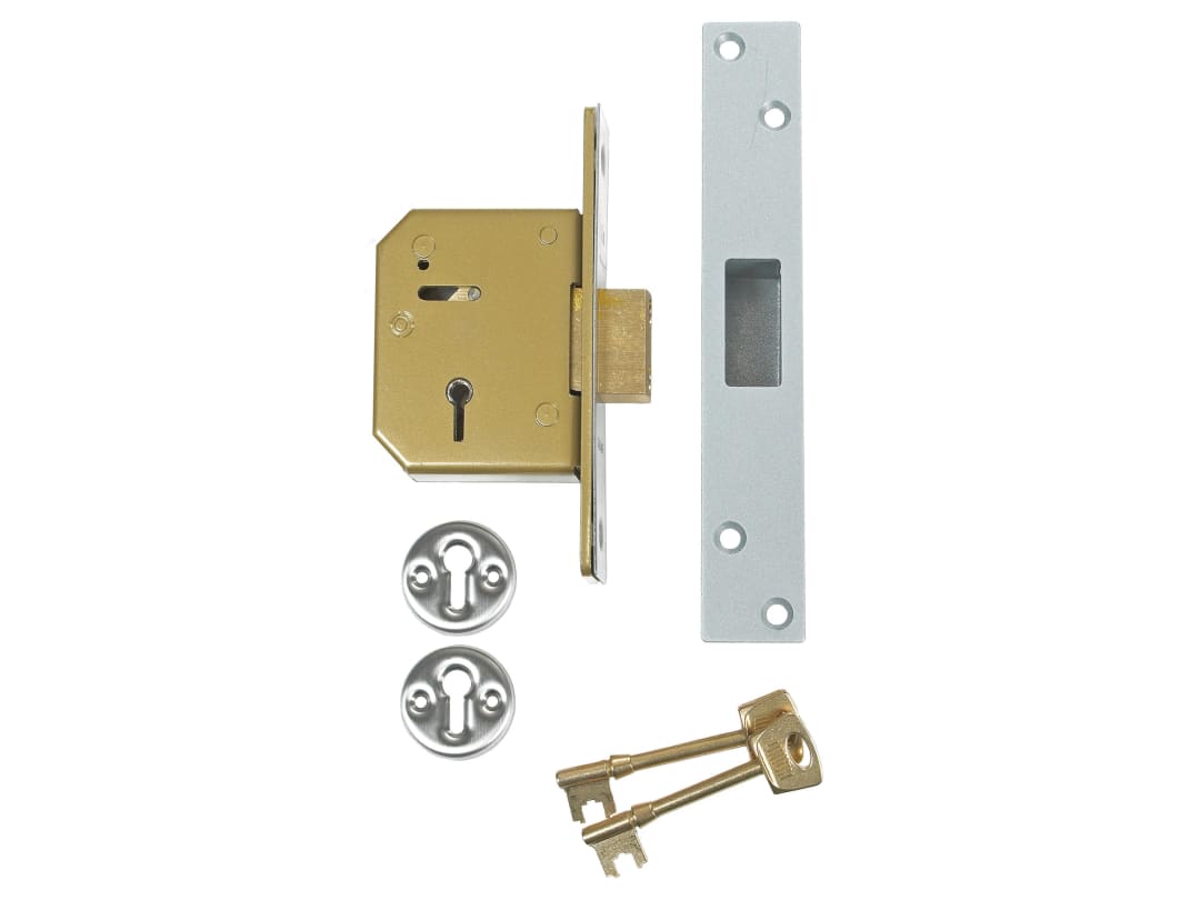 Union V-3G115-Pl-67 3G115 C Series 5 Lever Deadlock 67Mm 2.5In Satin Brass - Image 5
