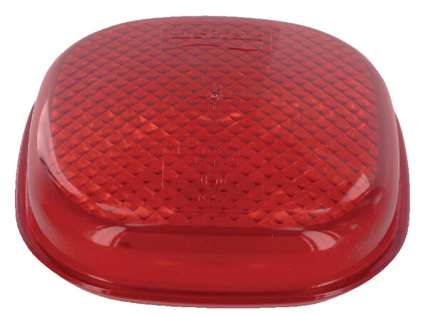 Britax Light lens, red, square 98x98mm LH/RH 1250801