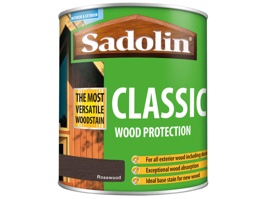 Sadolin Classic Woodstain 1L - Rosewood - Matt Finish - All Purpose - Brown - Image 5