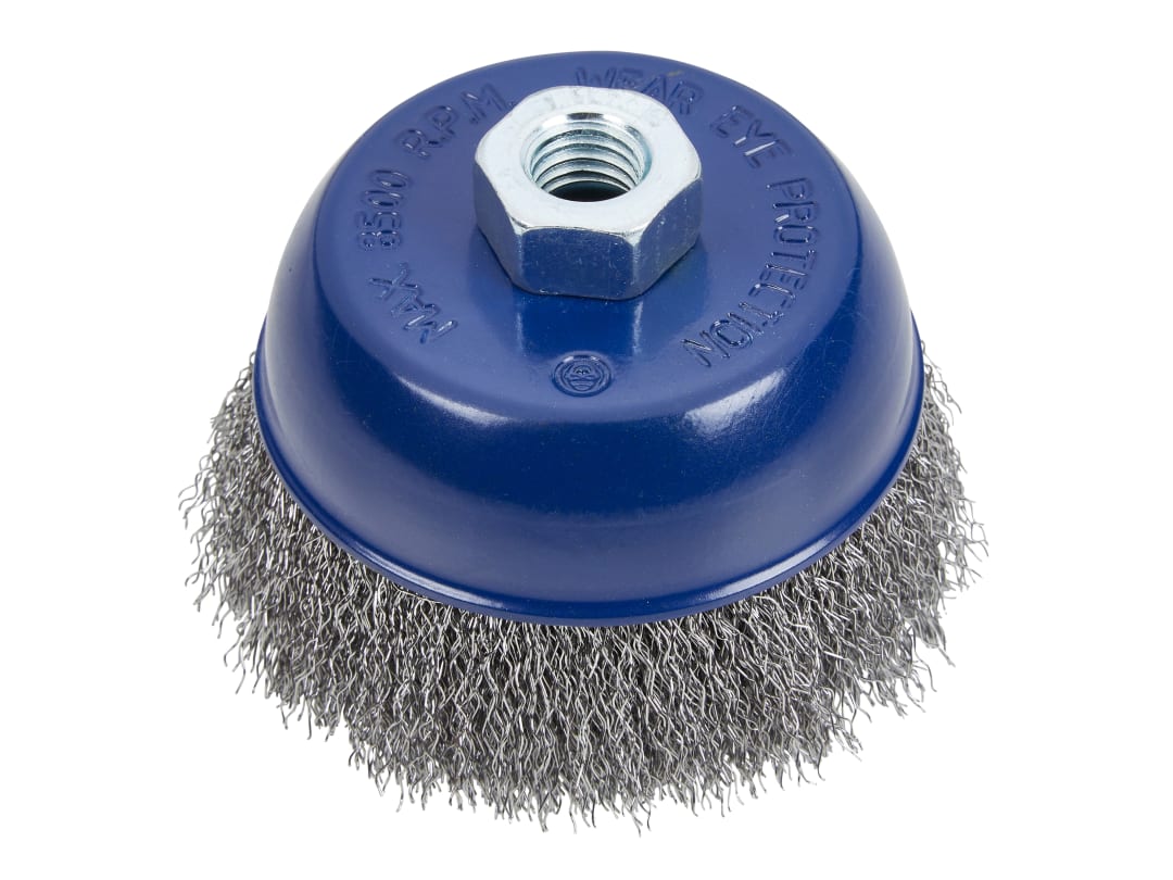 Blue Spot Tools 100mm (4") Wire Cup Brush (M14 x 2 Fitting) - Image 8