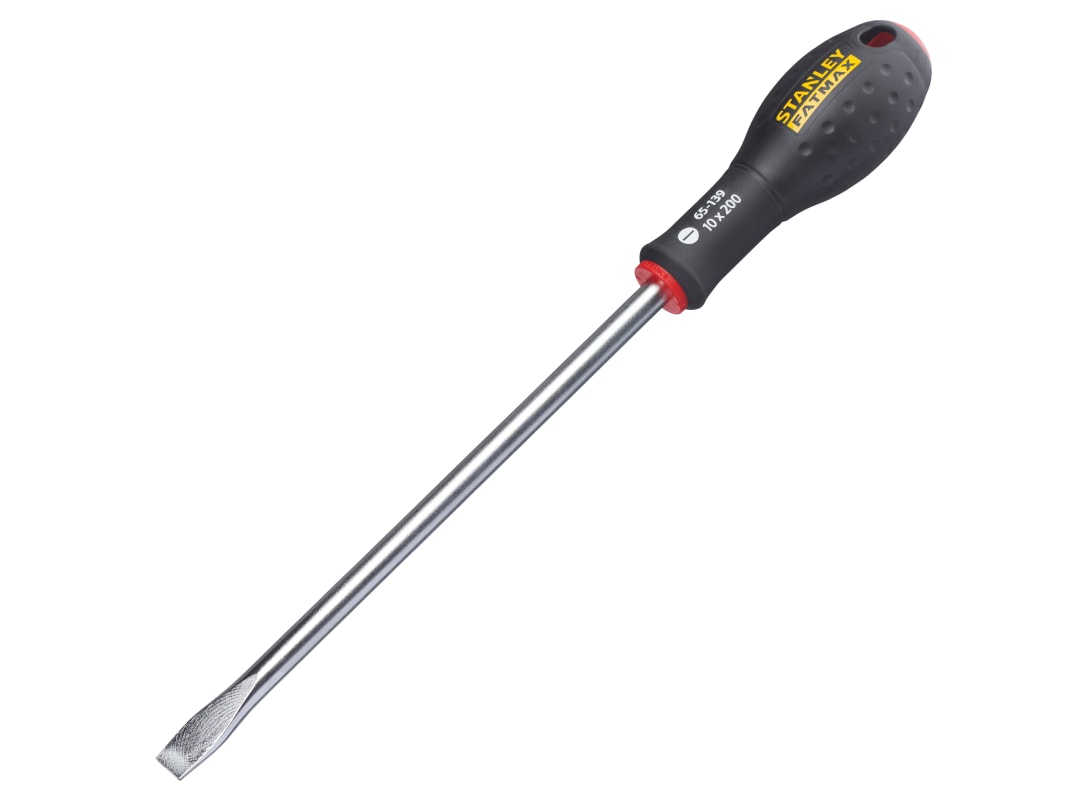 Stanley FatMax Flared Slotted Screwdriver 10mm 200mm - Image 3