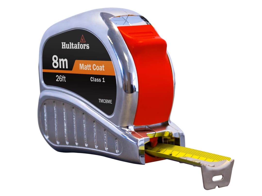 Hultafors Tm8me Chrome Tri-Matic Pocket Tape 8M/26Ft (Width 25Mm) - Image 10