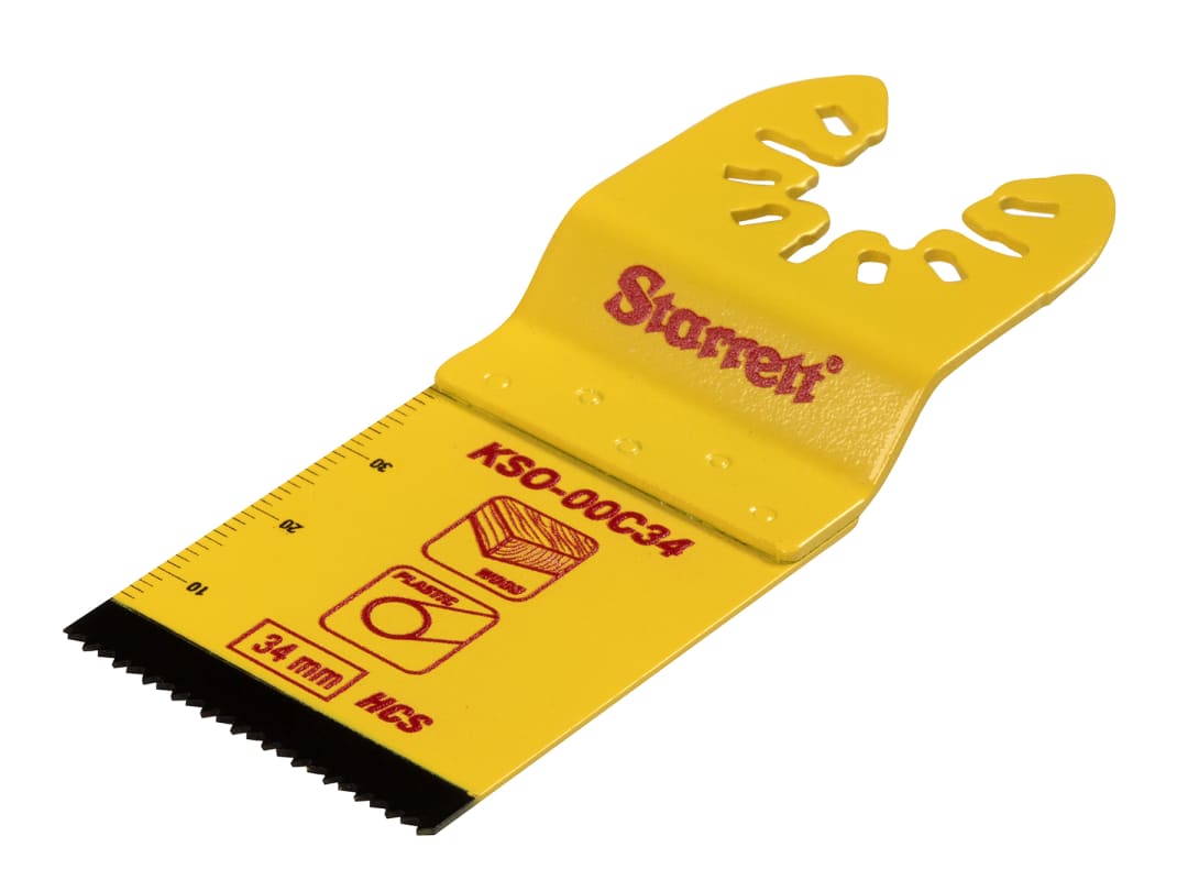 Starrett Kso-00C34 Plunge Hcs Oscillating Blade 40 X 34Mm X 18 Tpi Kso-00C34