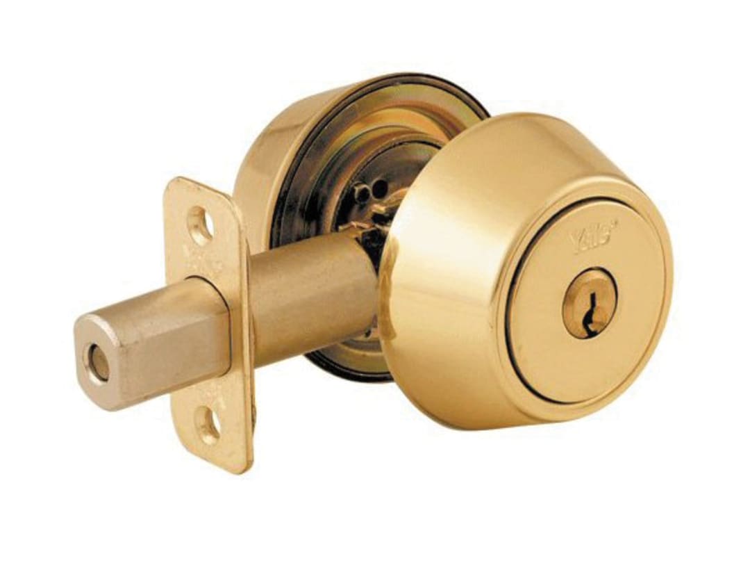 Yale Locks P5211 Security Deadbolt Polished Brass - Image 11