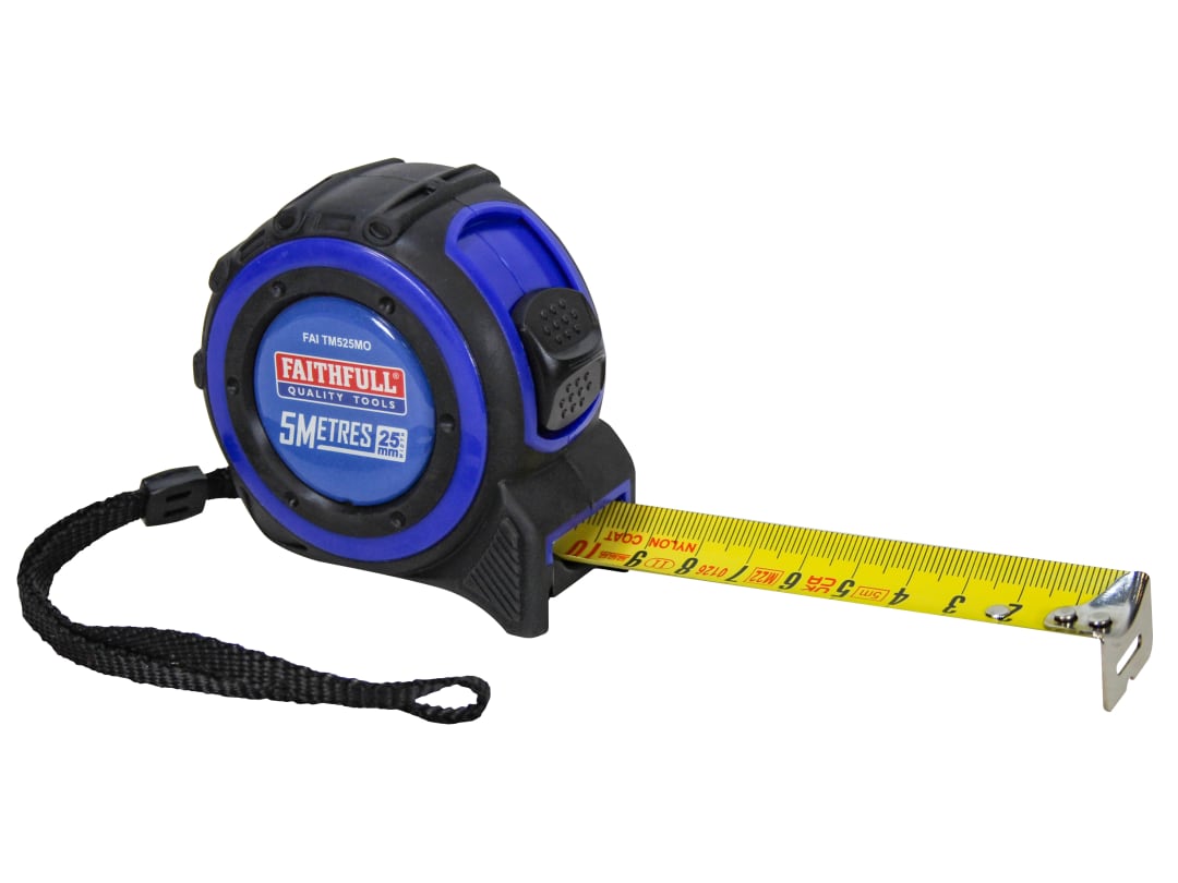B&Q - Trade Tape Measure 5M (Width 25mm) (Metric Only) Faitm525Mo - Image 5
