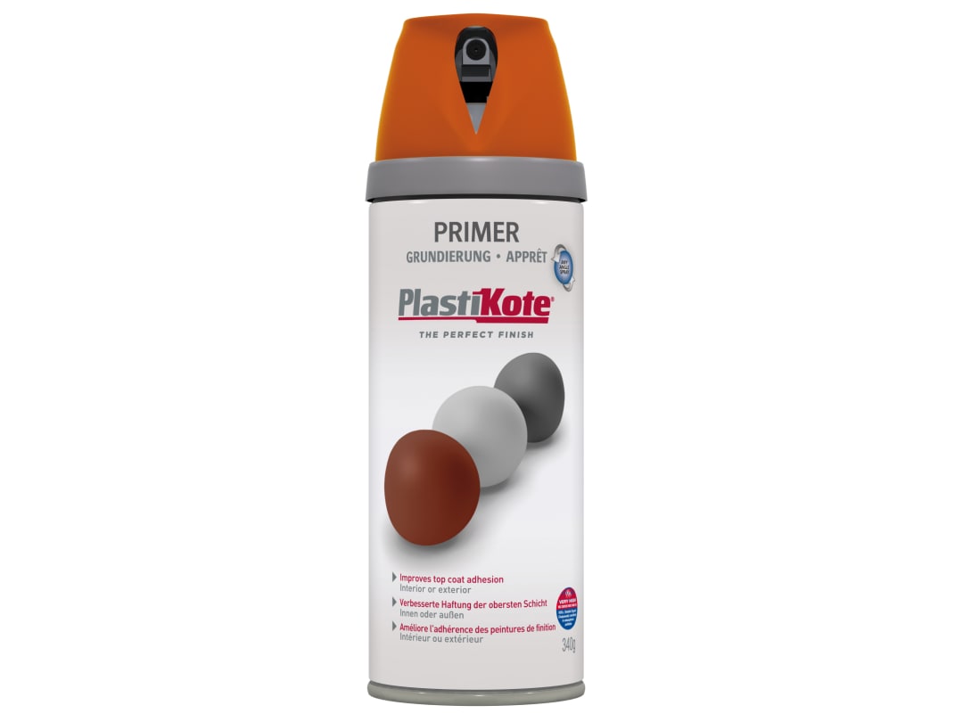 Plastikote Twist and Spray Primer 400ml Red Oxide 531798 - Image 6