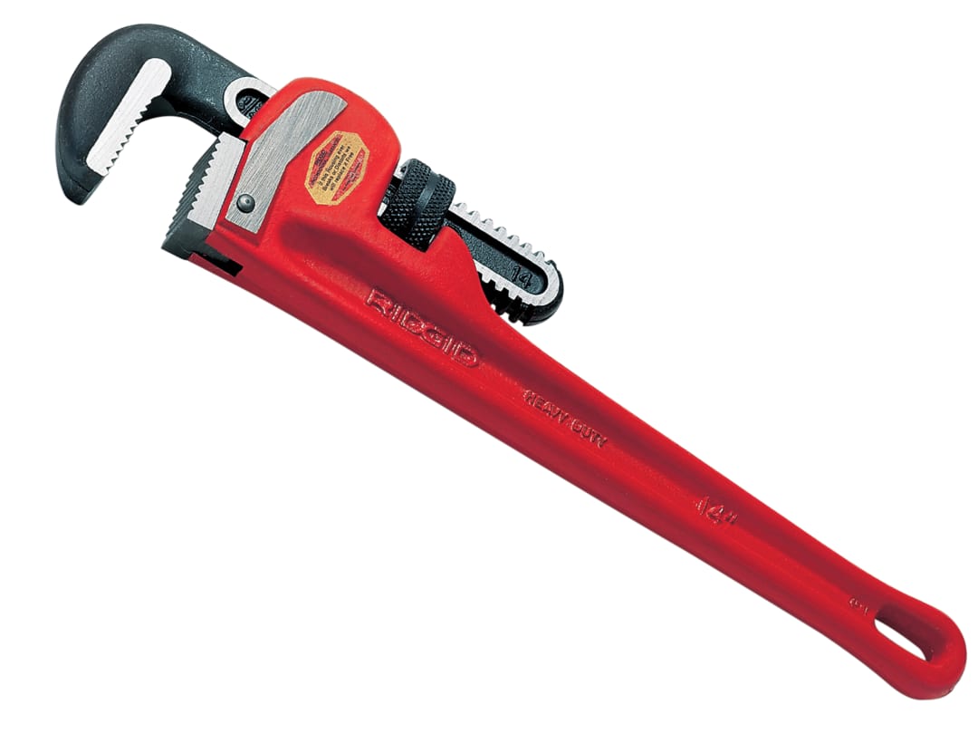 RIDGID Heavy-Duty Straight Pipe Wrench 350mm (14in) RID31020 - Image 5