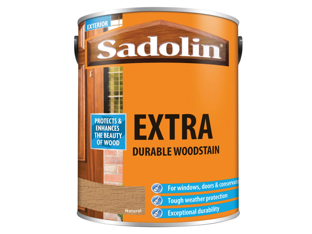 Sadolin 5028580 Extra Durable Woodstain Natural 5 Litre - Image 10
