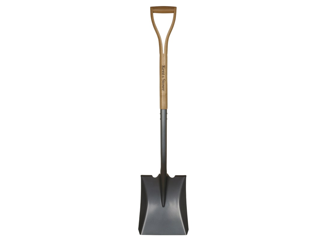 Kent & Stowe Carbon Steel Square Mouth Shovel, Fsc - Grey - Image 6