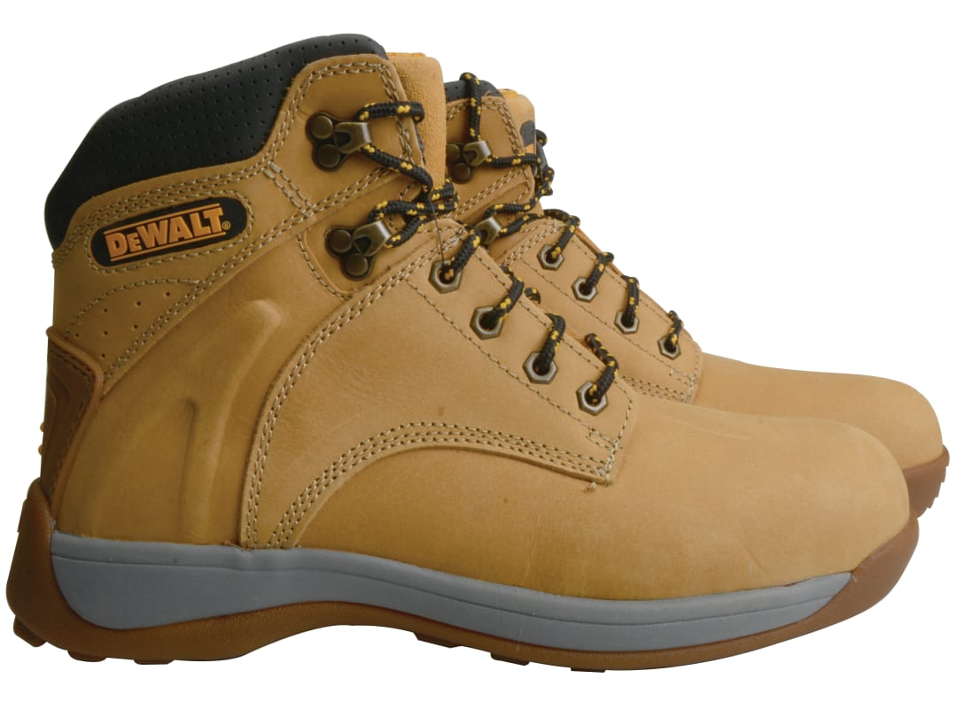 DEWALT Extreme 3 Safety Work Boots Steel Toe Cap Wheat UK 10 - Image 8