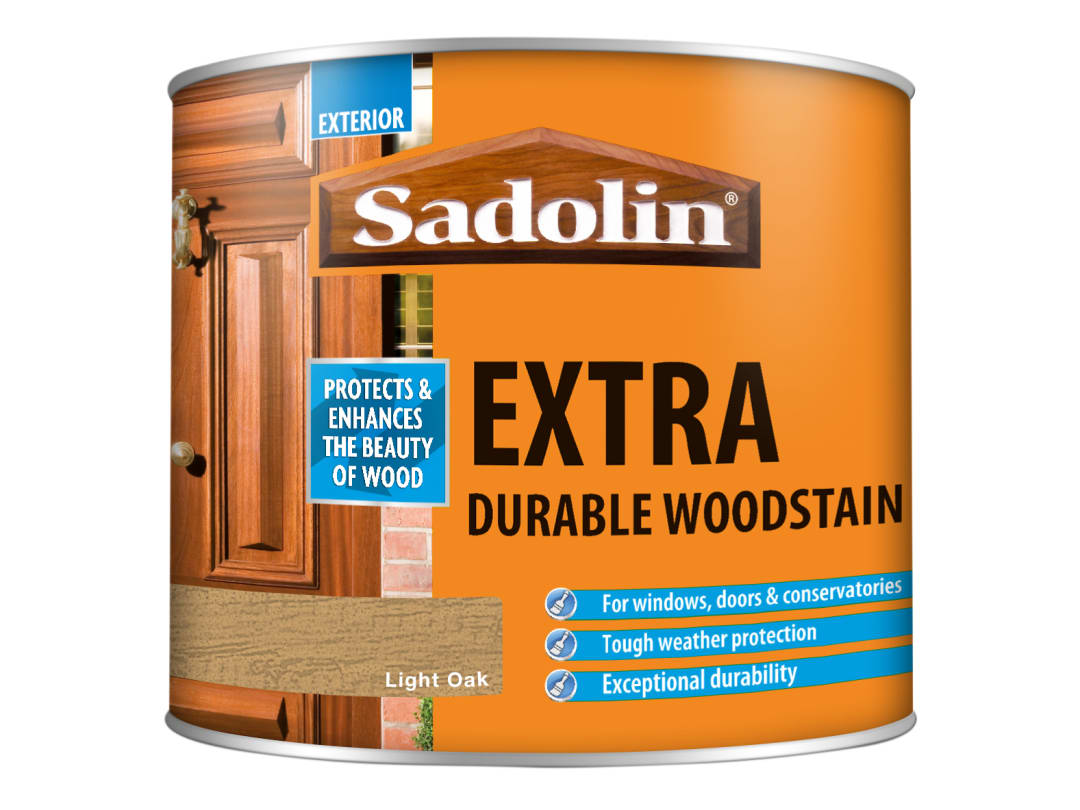 Sadolin 5028573 Extra Durable Woodstain Light Oak 500ml - Image 7