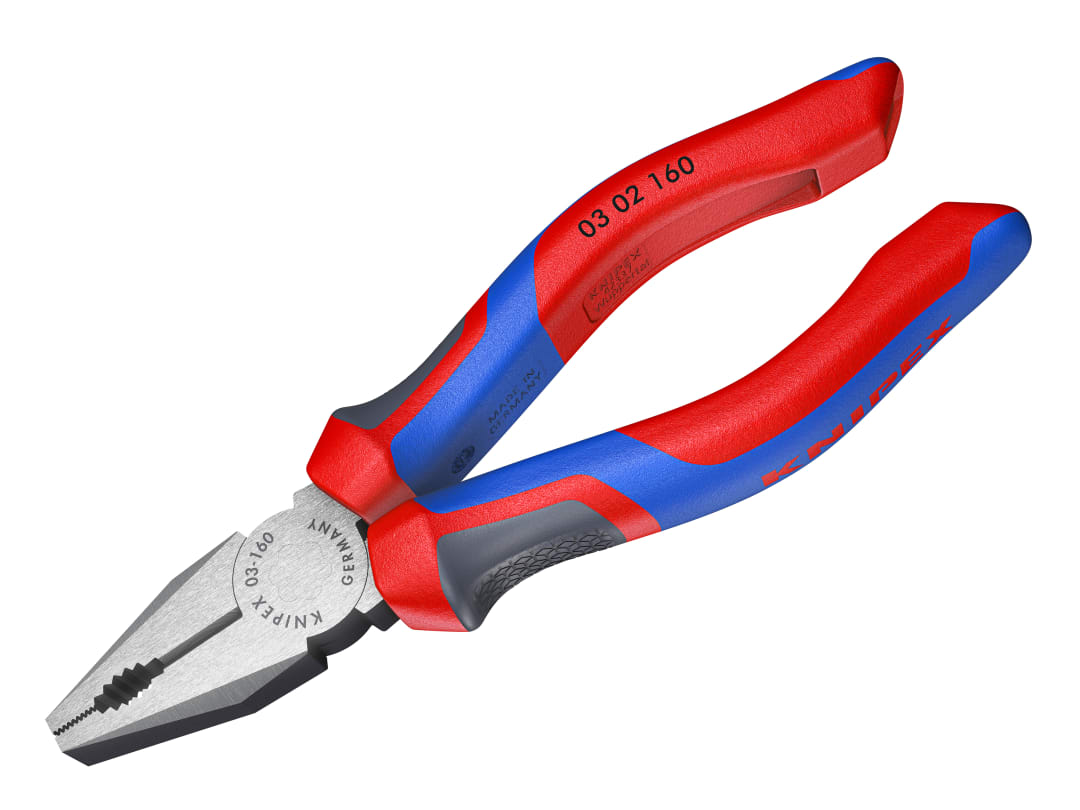 Knipex 03 02 160 SB Combination Pliers Multi-Component Grip 160mm ... - Image 8
