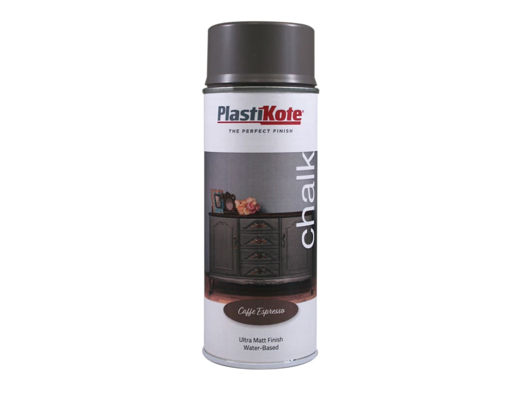 Plastikote Chalk Finish Spray Caffe Espresso 400Ml PKT27106 - Image 6