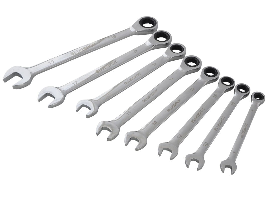 BlueSpot Tools Ratchet Spanner Set, 8 Piece B/S04310 - Image 14