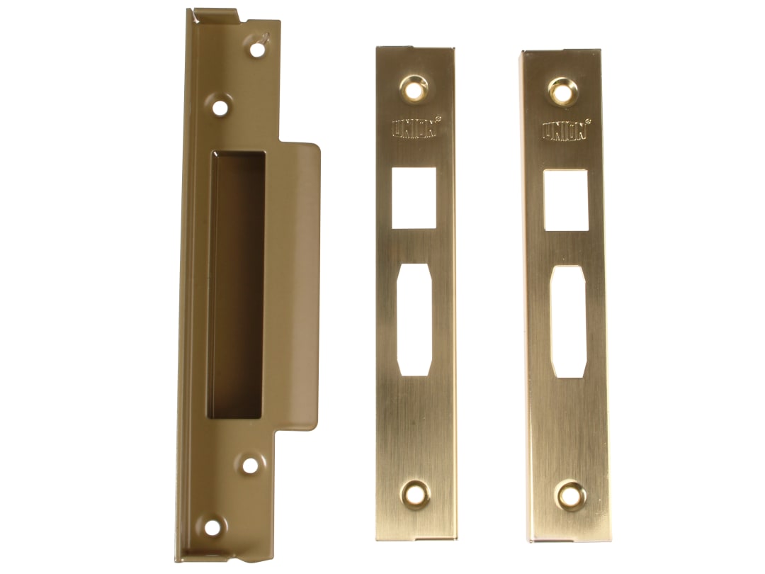 UNION StrongBOLT 2200 Mortice Sashlock Rebate Kit 13mm Polished Brass Box UNNJ2 - Image 6