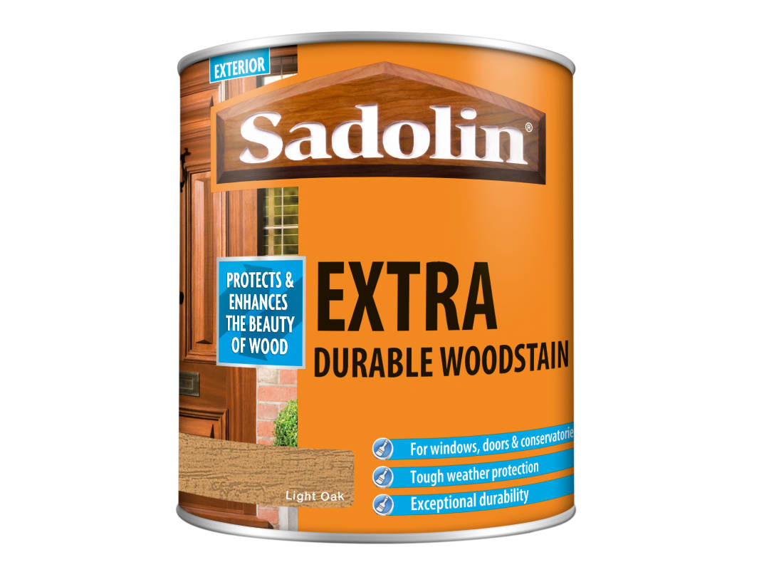Sadolin 5028574 Extra Durable Woodstain Light Oak 1 litre - Image 7