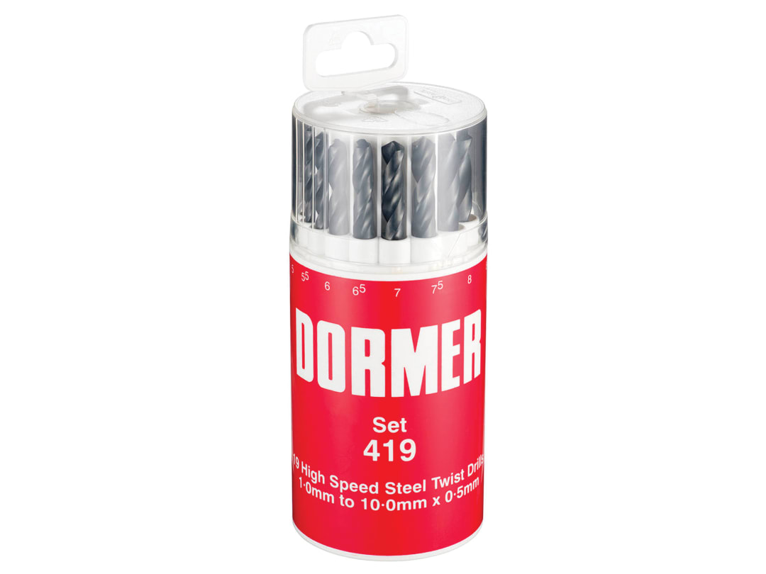 Dormer A191419 A191 No.419 Metric Hss Drill Set Of 19 1.0-10.0 X 0.5Mm - Image 9