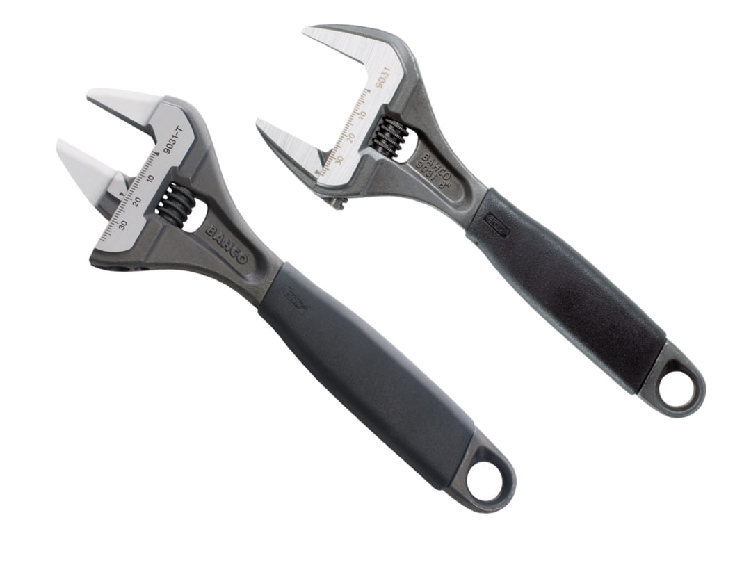 Bahco Adjust 9031/29 Ergo Adjustable Wrench Extra Wide Jaw Twin Pack 6″ & 8″ - Image 12