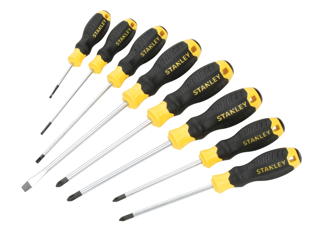 Stanley Cushion Grip Screwdriver Set, 8 Piece - Image 8