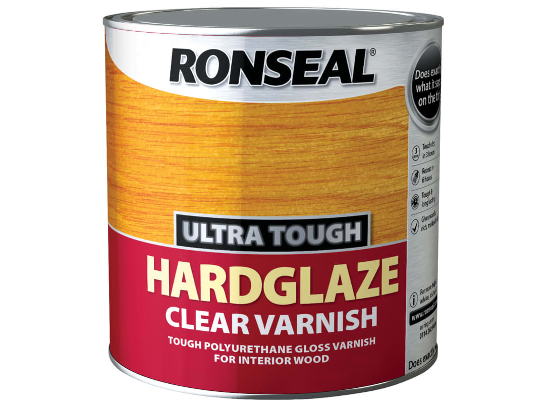 Ronseal Utvhg750 750Ml Ultra Tough Hardglaze Internal Clear Gloss Varnish - Image 7