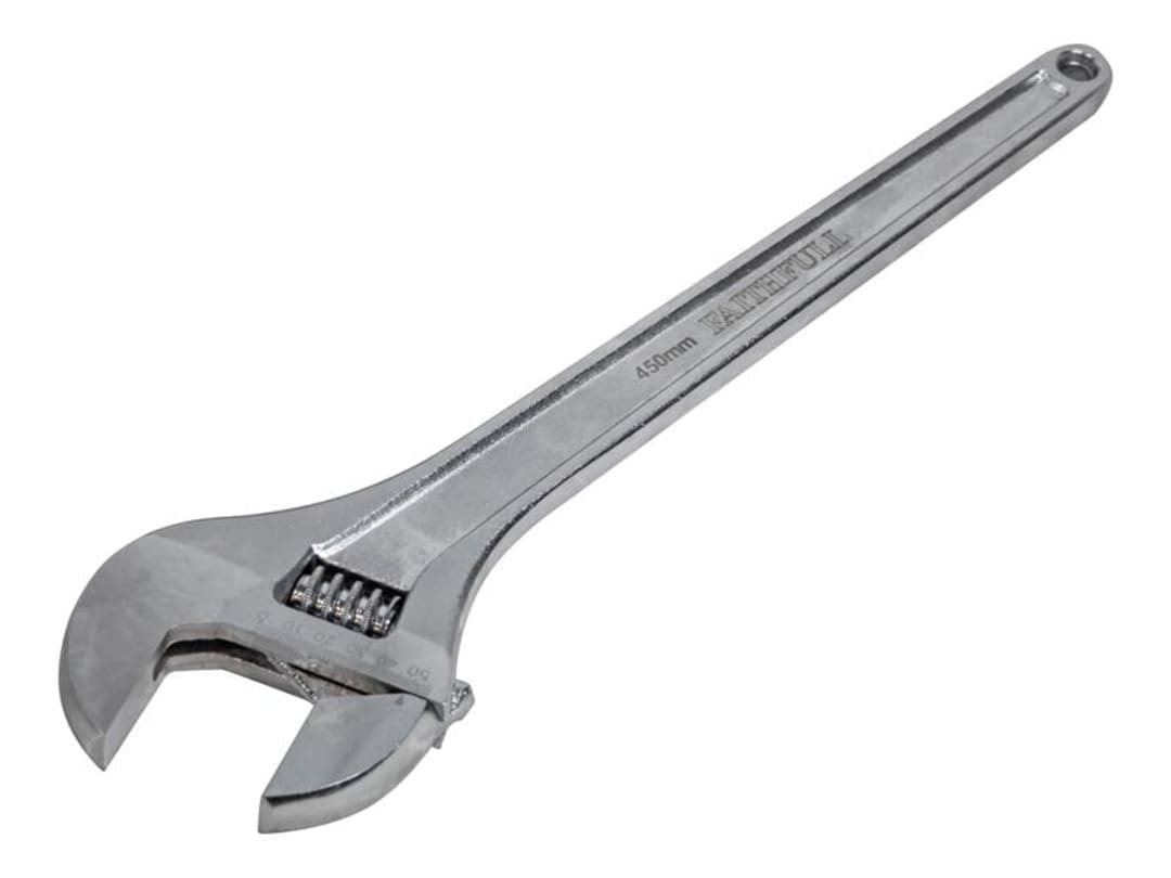 B&Q - Chrome Adjustable Spanner 450mm (18In) Faias450Mc - Image 8