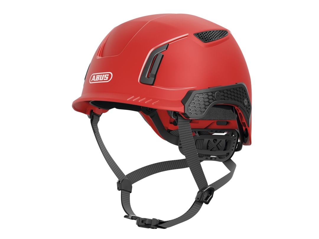 Abus Mechanical Red Abus Spector Vented Safety Helmet 10041392-01