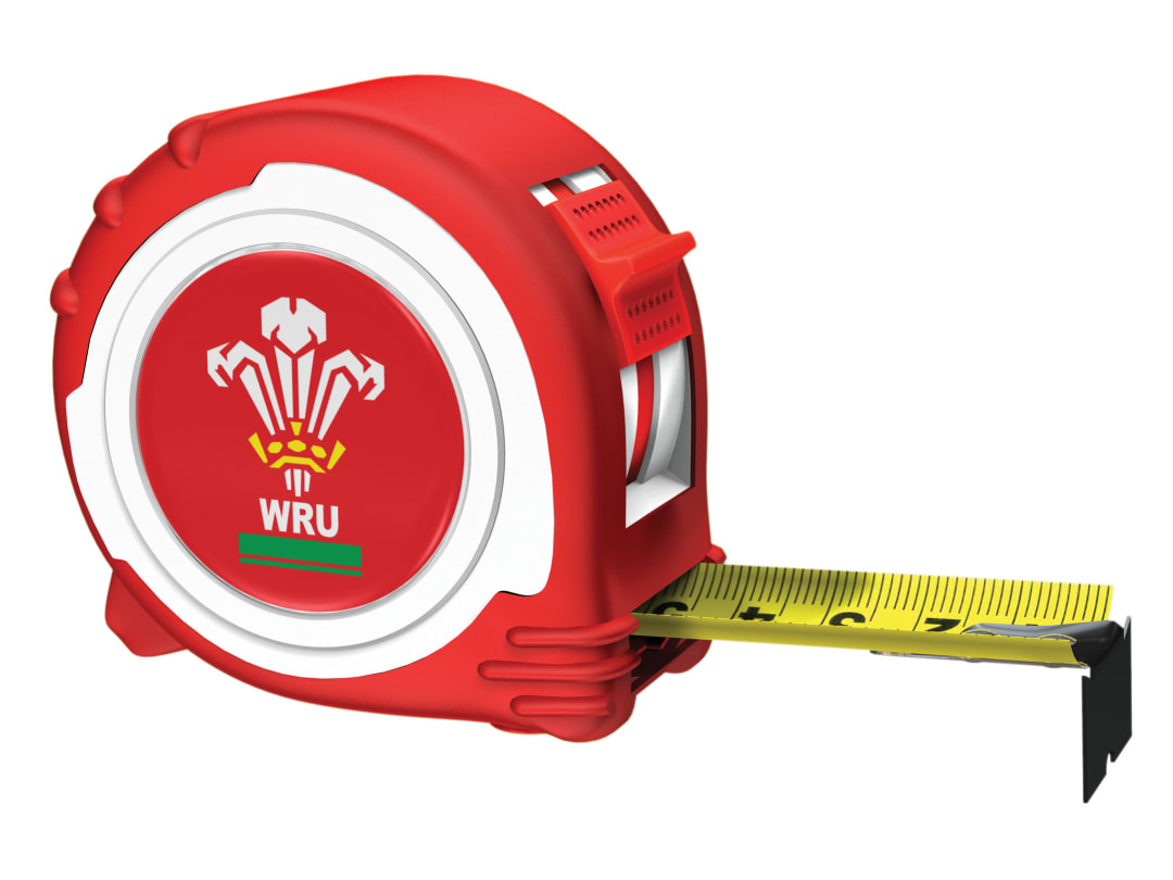 Advent ATM4-5025WRFU Official Welsh Rugby Tape Red / White 5m/16ft... - Image 3