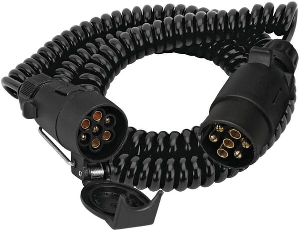 Spiral extension 7-pole (5 wires) 5 m Male/Female 484063