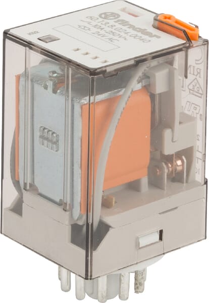 Industrial Relay 3P 10A 24V AC AgNi 60.13.8.024.0040 - Image 3