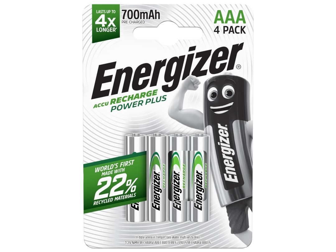Energizer AAA 700mAh Recharge Power Plus Rechargeable Batteries - 3x Packs of 4 - Image 34