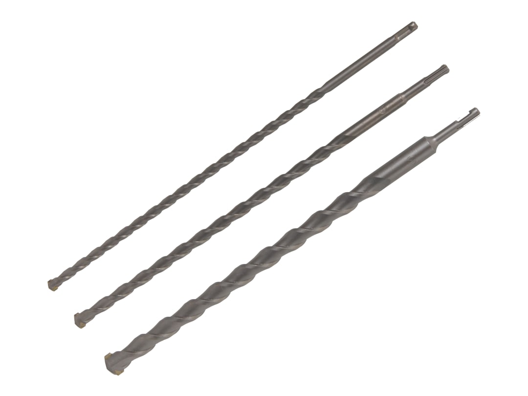 3pc 450nmm SDS Plus Drill Masonry Brick Stone Bit Set 12 - 24mm 20006 - Image 12