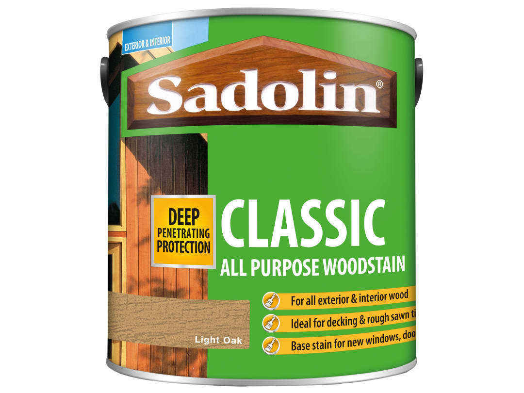 Sadolin Light 5012901 Classic Wood Protection Oak 2.5 Litre - Image 7
