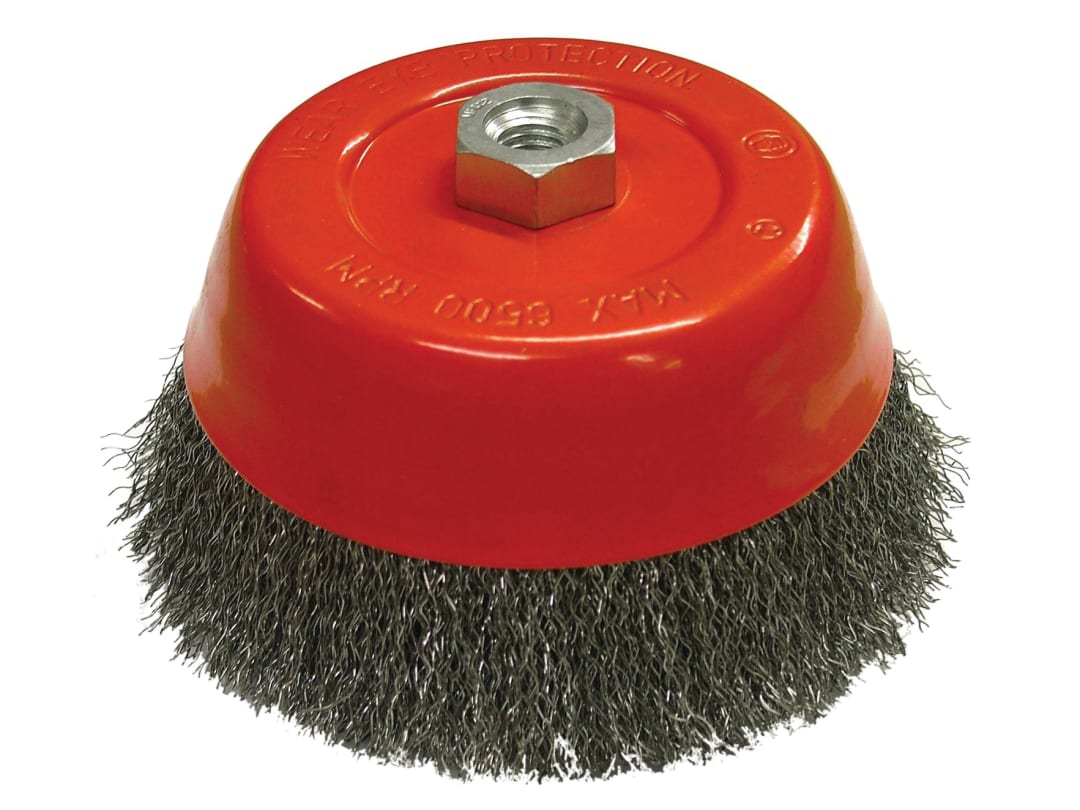 Faithfull Wire Cup Brush 150mm M14x2, 0.30mm Steel Wire FAIWBC150 - Image 10