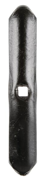 Non Original Cultivator point 140x25x5mm, reversible hardened, curved, 1 hole, suitable for Rau/Kverneland E19935Z