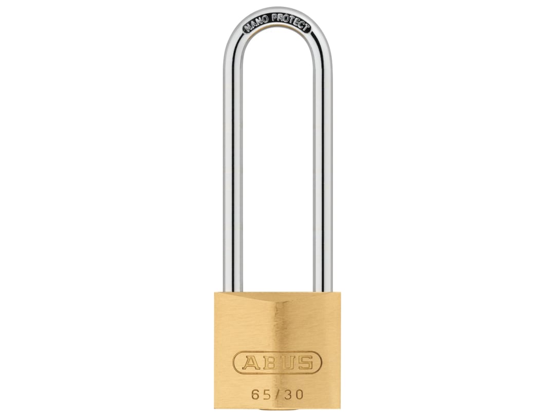 ABUS 12294 60mm Long Shackle Brass Padlock | Solid brass body, NANO PROTECT hardened steel arch - for basement, cabinet, gate - 30 mm - Image 10