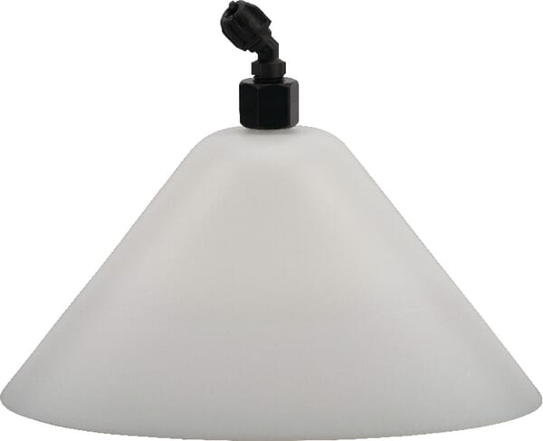 Birchmeier Spray screen, oval, white 11871101