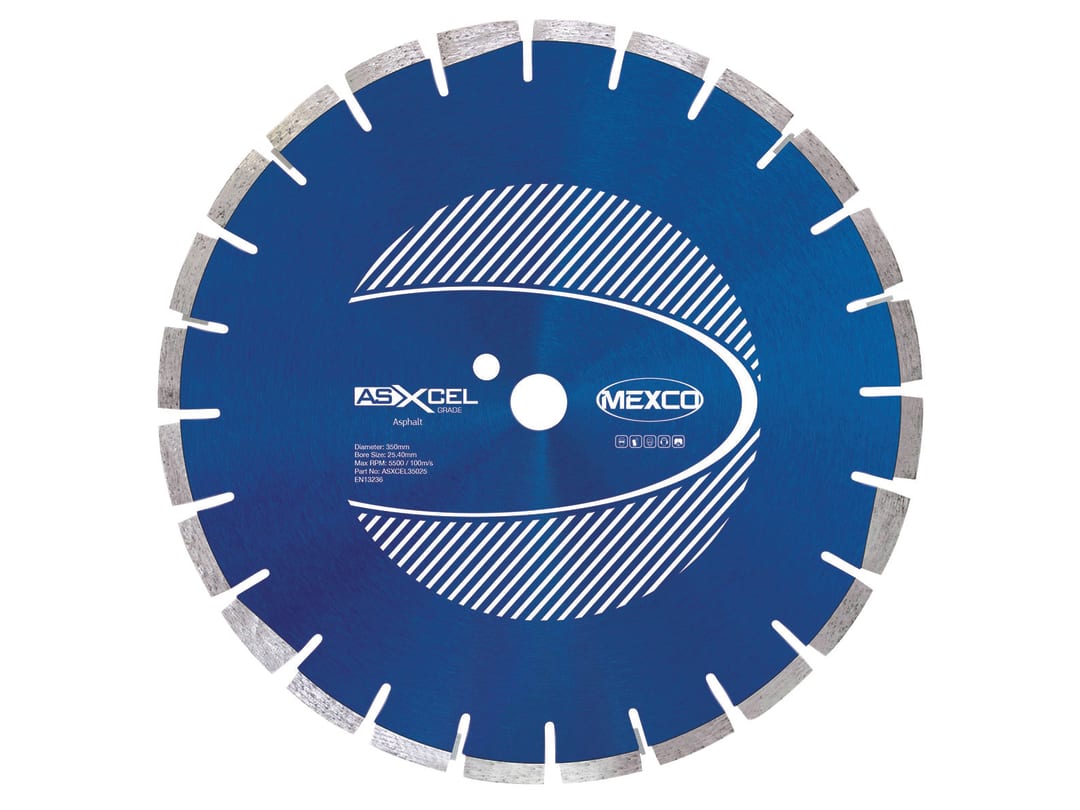 MEXCO Asphalt XCEL Grade Diamond Blade 350 x 25.4mm ASXCEL35025