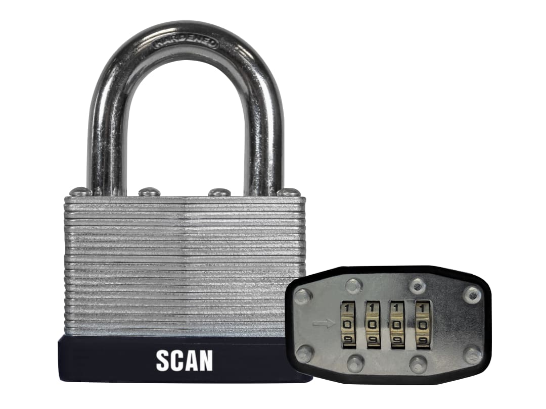 Scan Scapllam50c Laminated Steel Combination Padlock 50 Scapllam50c | - Image 5