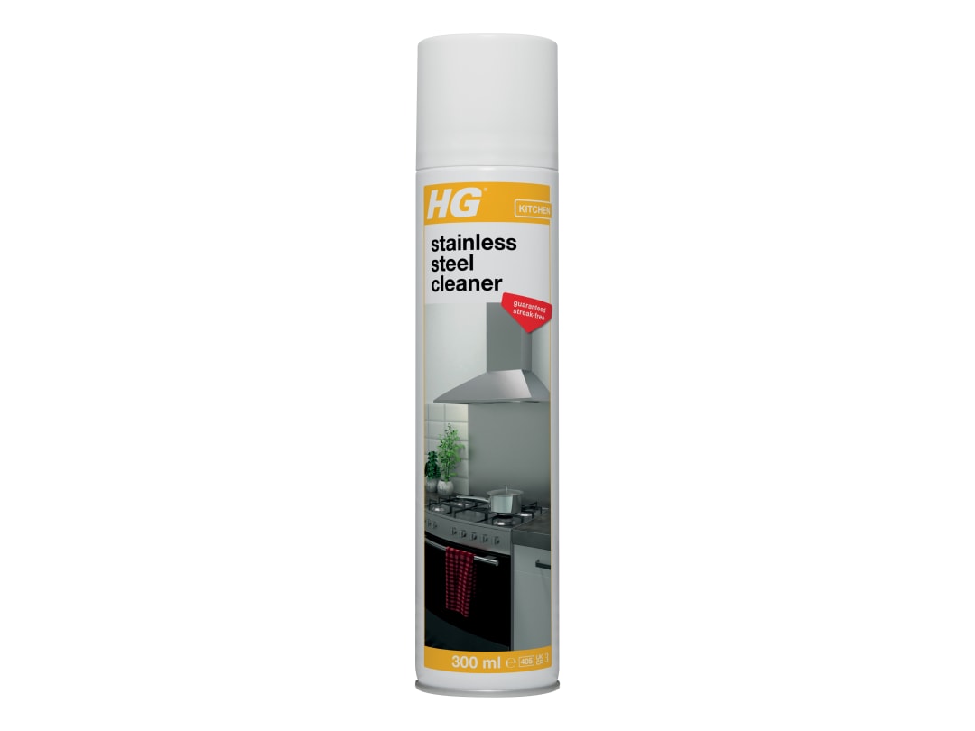 HG Stainless Steel Cleaner Spray - Cleans & Shines Splashbacks, Cooker Hoods, Fridges, Ovens, Microwaves, Sinks & Handles - 300ml - Image 5