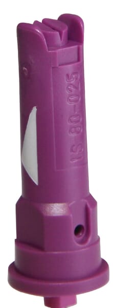 Lechler Air injection off-centre nozzle IS 80° 025 violet IS80025POM